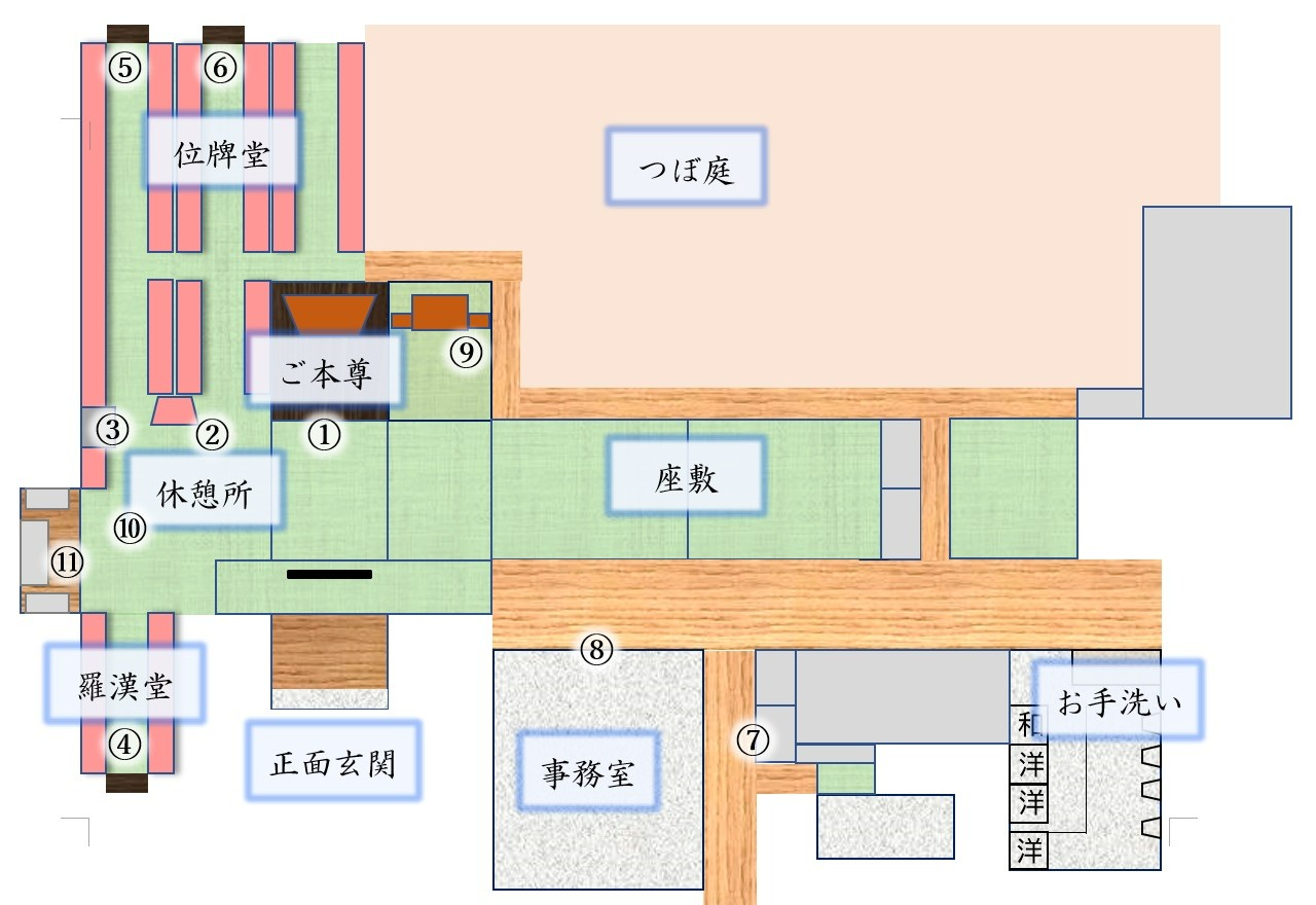 1Fフロアマップ