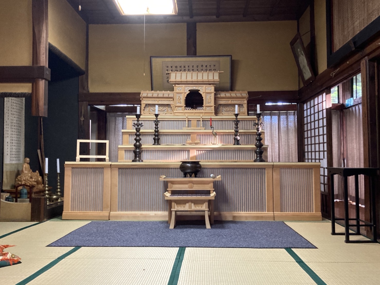 葬儀貸出用祭壇（全景）