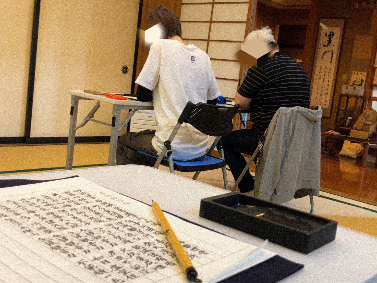 写経会の様子